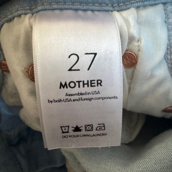MOTHER Women's Light Blue Skinny Jeans - Picture 5 of 8